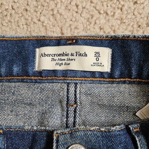 Abercrombie & Fitch High Rise Mom shorts 25/0 - Picture 3 of 7